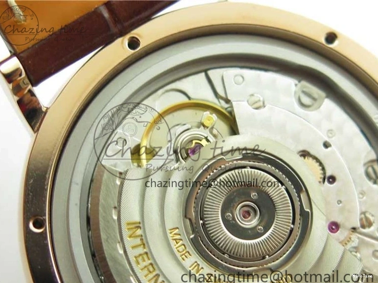 MIROTIME 0313 Portofino 37mm RG V7F 1:1 Best Edition Gray Dial on Deep Brown Leather Strap A SunProtective 7090